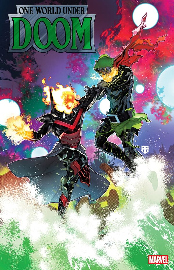 Cover image for ONE WORLD UNDER DOOM #4 R.B. SILVA VARIANT