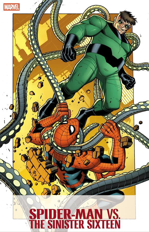 Cover image for SPIDER-MAN VS. THE SINISTER SIXTEEN #1 NICK BRADSHAW VARIANT