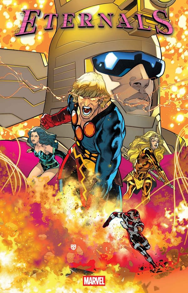 Cover image for ETERNALS 50TH ANNIVERSARY SPECIAL #1 R.B. SILVA COVER