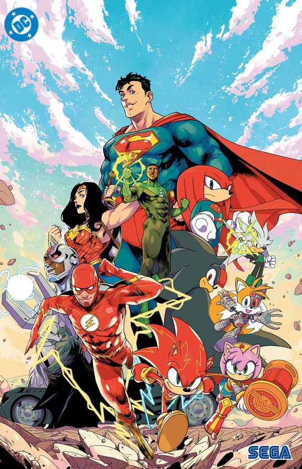 Cover image for DC x Sonic the Hedgehog: The Metal Legion #1