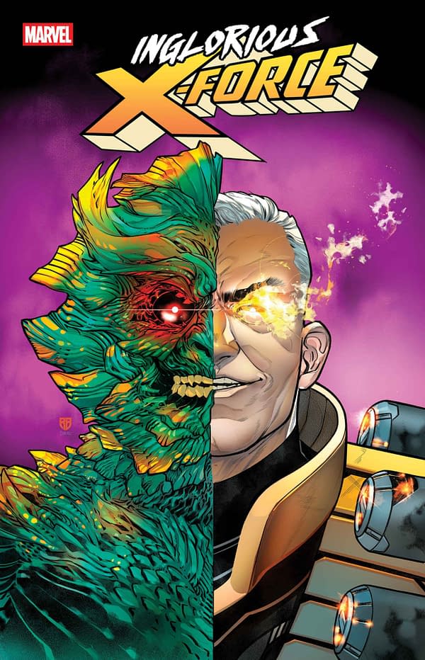 Cover image for INGLORIOUS X-FORCE #8 R.B. SILVA COVER