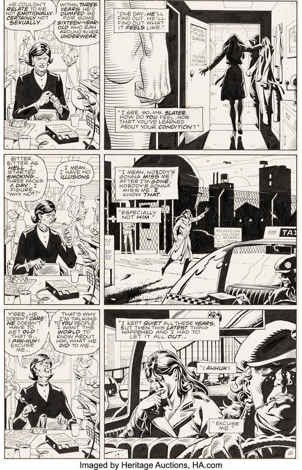 Two Original Artwork Pages From Watchmen, Go To Auction Today
