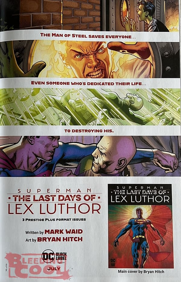 Lex Luthor Shows You What All Comic Book Previews Should Look Like