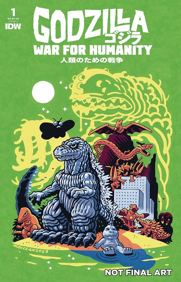 Cover image for Godzilla: War for Humanity #1