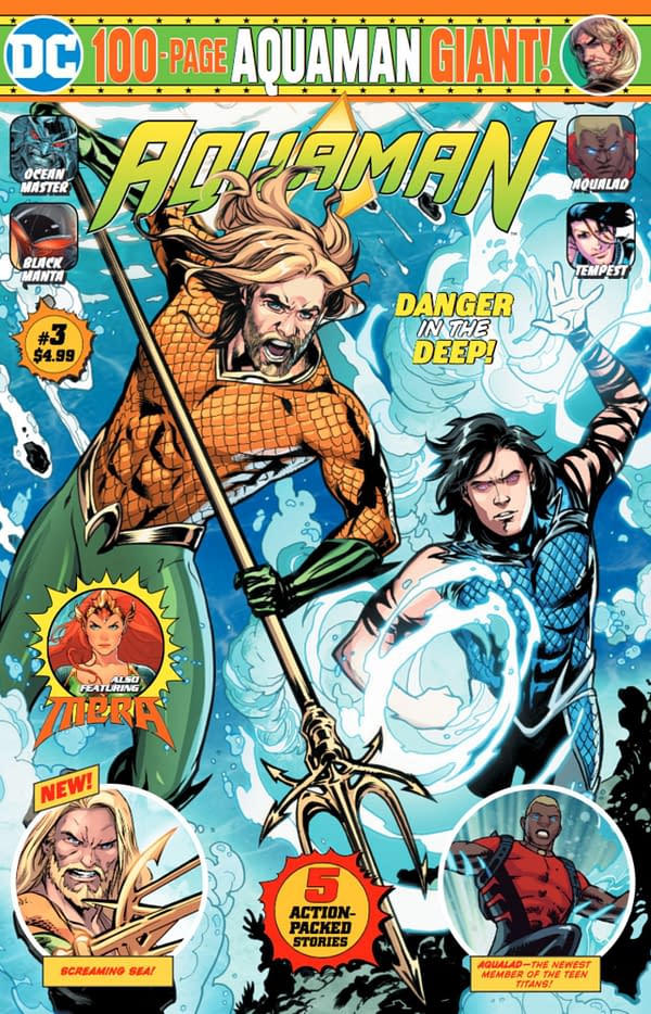 Steve Orlando, Tom Taylor, Pop Mhan, V Ken Marion and Sandu Florea Create New Aquaman Giant Comics