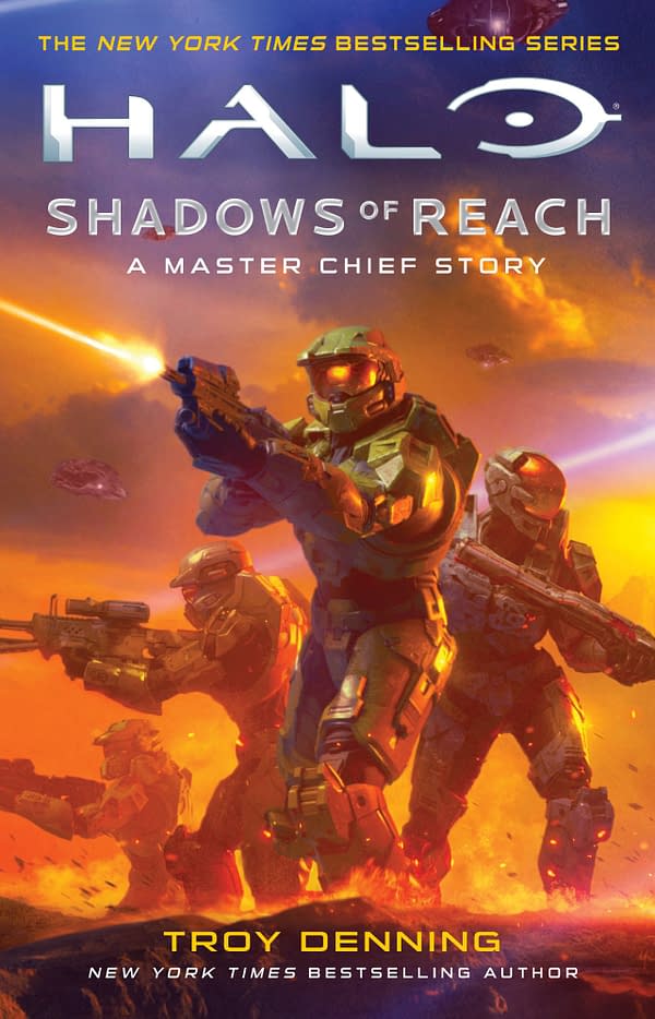 The cover of Halo: Shadows Of Reach, courtesy of Gallery Books.