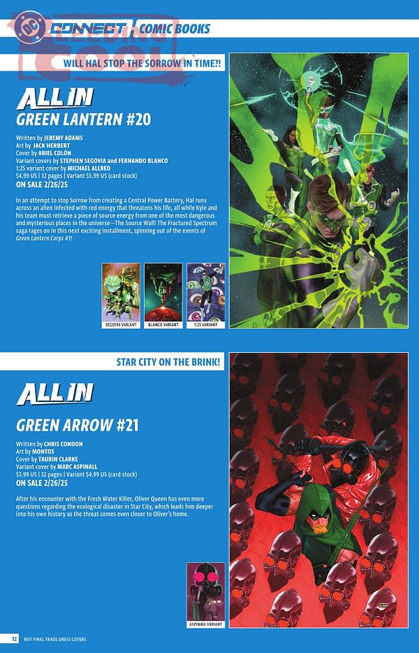 Bleeding Cool Presents: DC Comics' Full Februry 2025 Solicitations