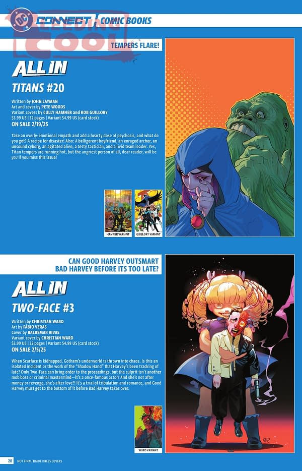 Bleeding Cool Presents: DC Comics' Full Februry 2025 Solicitations