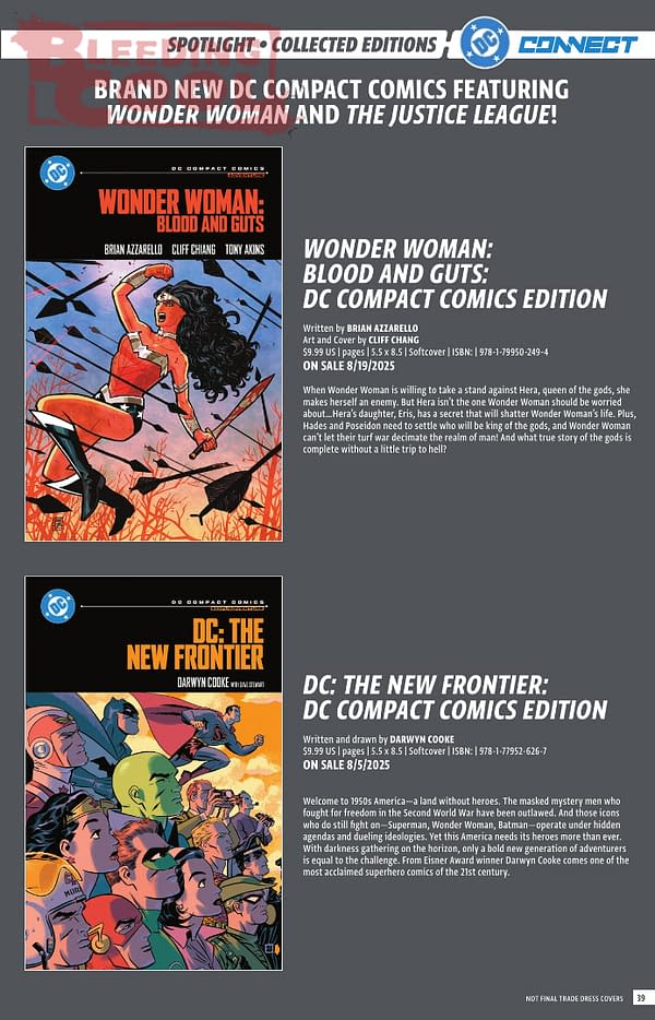 Bleeding Cool Presents: DC Comics' Full Februry 2025 Solicitations