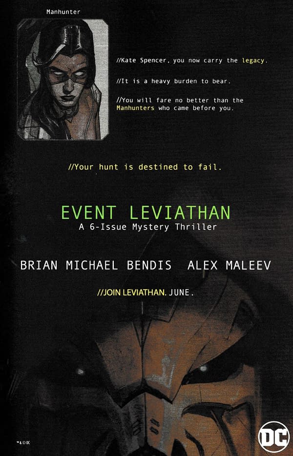 5 Full-Page Ads for Event Leviathan in Today's DC Comics Address Batman, Lois Lane, Plastic Man and Green Arrow