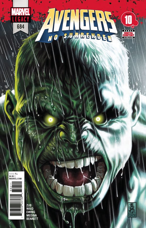 Marvel Comics Replaced Gerard Jones' Hulk 2099 #1 With Avengers #684 Reprint