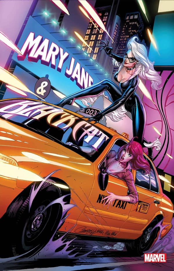 Cover image for MARY JANE AND BLACK CAT #3 J SCOTT CAMPBELL COVER