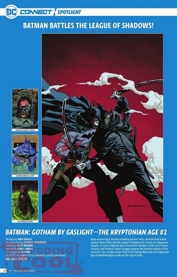 DC Comics' July 2024 Full Solicits - Batman #150 Reveals Bruce