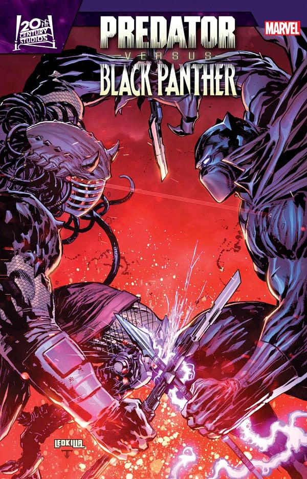 Cover image for PREDATOR VS BLACK PANTHER #2 KEN LASHLEY COVER