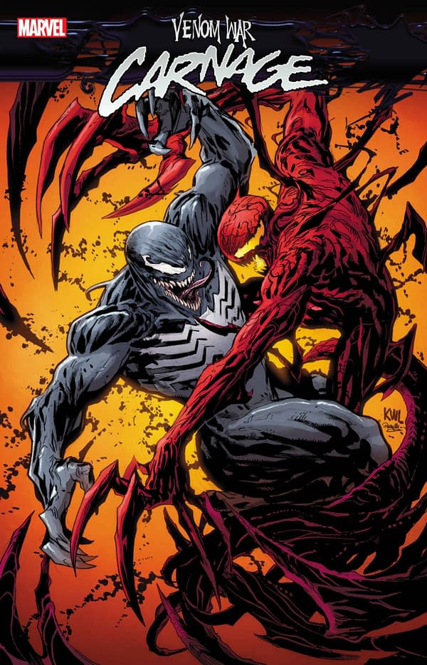 Cover image for VENOM WAR: CARNAGE #2 KEN LASHLEY COVER