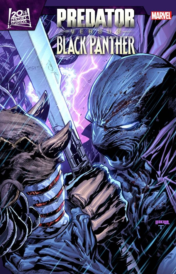 Cover image for PREDATOR VS BLACK PANTHER #3 KEN LASHLEY COVER