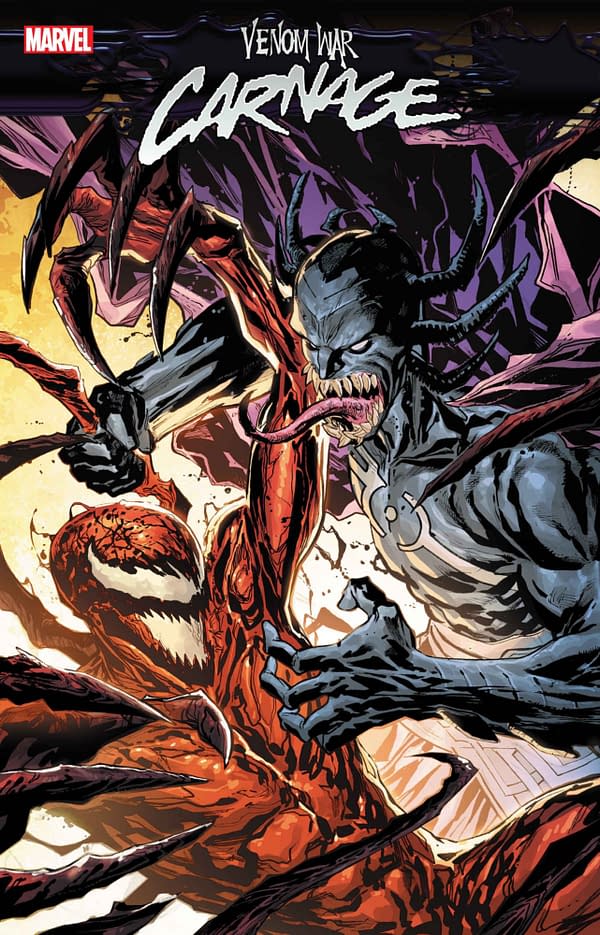 Cover image for VENOM WAR: CARNAGE #3 KEN LASHLEY COVER