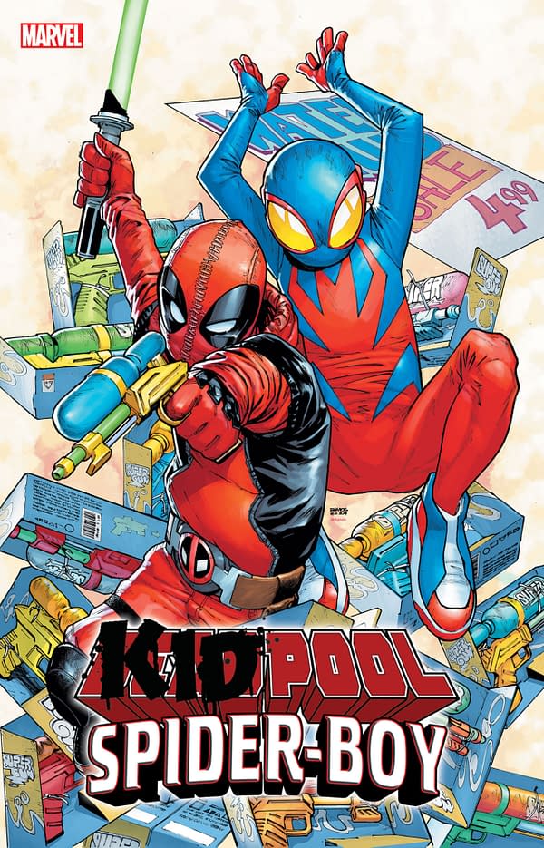 Cover image for KIDPOOL/SPIDER-BOY #1 HUMBERTO RAMOS COVER