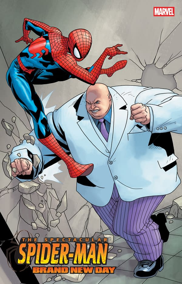 Cover image for SPECTACULAR SPIDER-MAN: BRAND NEW DAY #1 SALVADOR LARROCA VARIANT