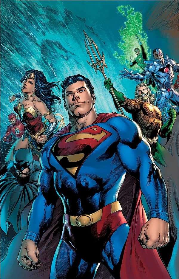 The Man of Steel #1 cover by Ivan Reis, Joe Prado, and Alex Sinclair