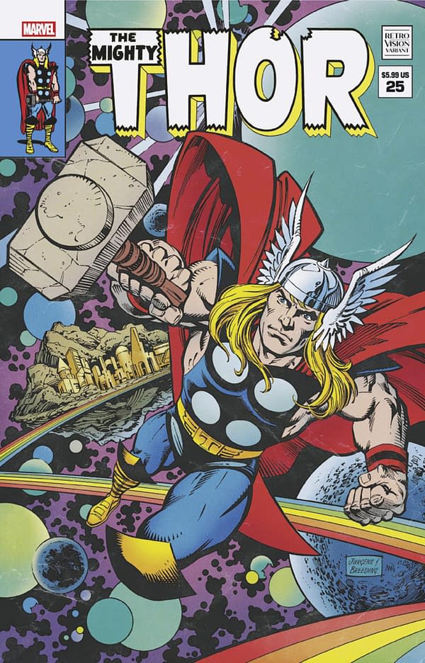 Cover image for IMMORTAL THOR #25 DAN JURGENS RETROVISION VARIANT