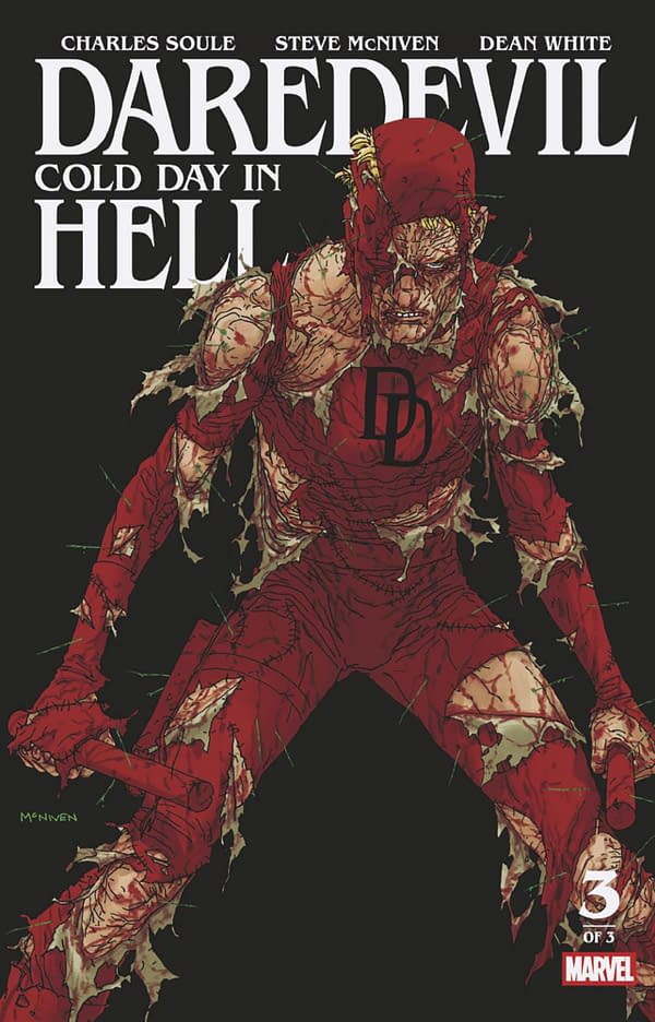Cover image for DAREDEVIL: COLD DAY IN HELL #3 STEVE MCNIVEN COVER
