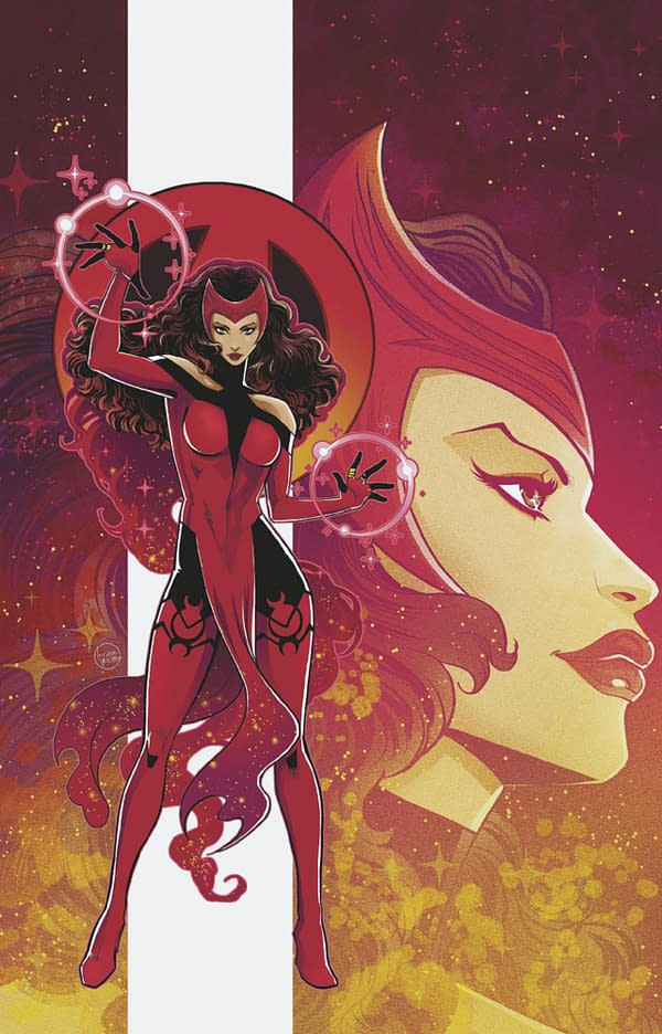Cover image for AVENGERS #29 LUCIANO VECCHIO SCARLET WITCH VIRGIN VARIANT