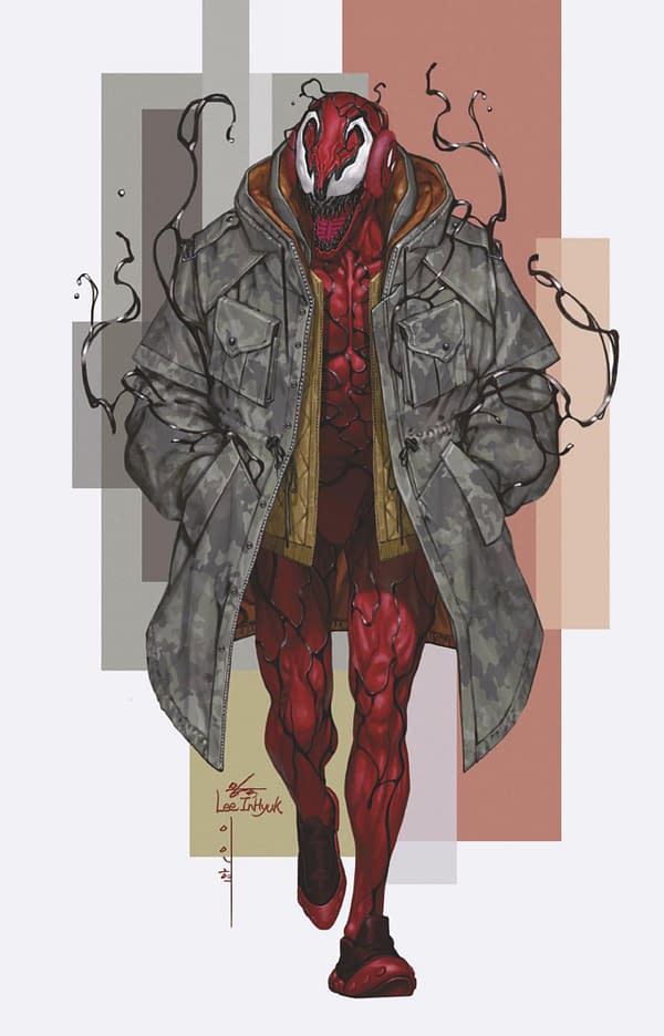 Cover image for EDDIE BROCK: CARNAGE #10 INHYUK LEE STREET-VERSE VIRGIN VARIANT