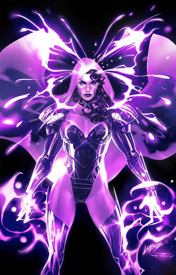 Cover image for X-MEN: OUTBACK #1 PABLO VILLALOBOS PSYLOCKE VIRGIN VARIANT
