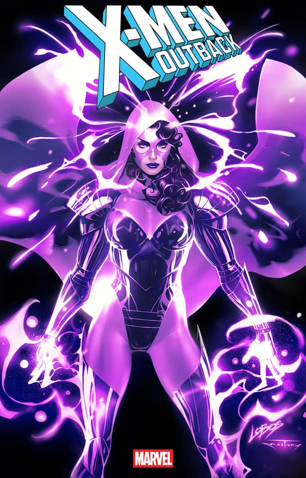 Cover image for X-MEN: OUTBACK #1 PABLO VILLALOBOS PSYLOCKE VARIANT