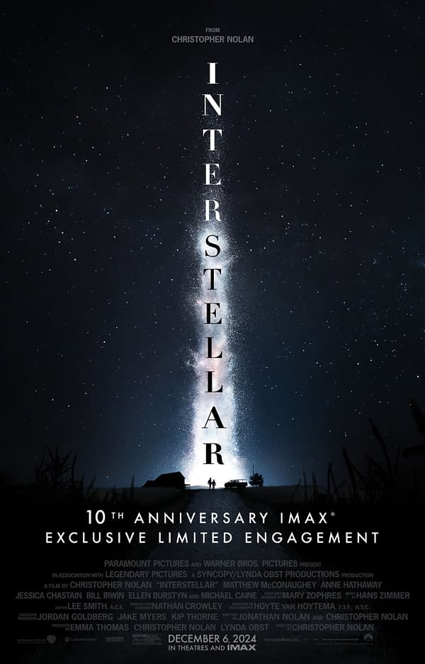 New Poster For The Interstellar IMAX 70MM Re-Release