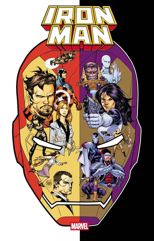 Cover image for IRON MAN #1 ADAM KUBERT PROMO ART VARIANT