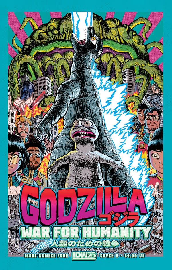 Cover image for Godzilla: The War for Humanity #4 Variant B (Smith)