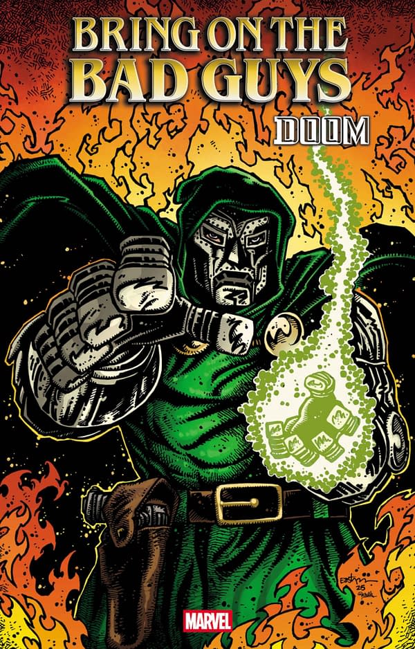 Cover image for BRING ON THE BAD GUYS: DOOM #1 KEVIN EASTMAN VARIANT