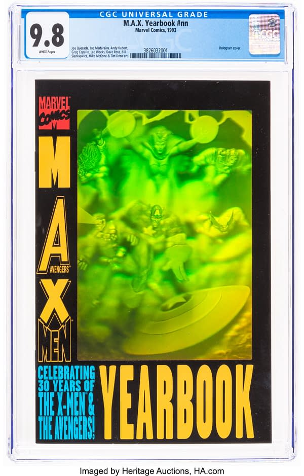 M.A.X. Yearbook #nn (Marvel, 1993) CGC NM/MT 9.8 White pages