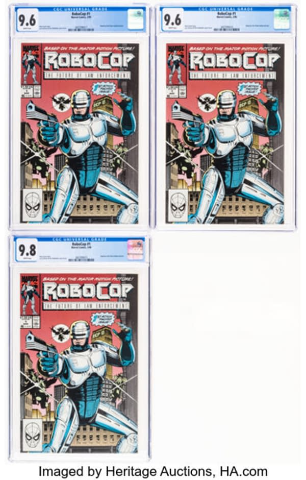 Who Wants Three CGC Copies Of Robocop #1 Right Now?