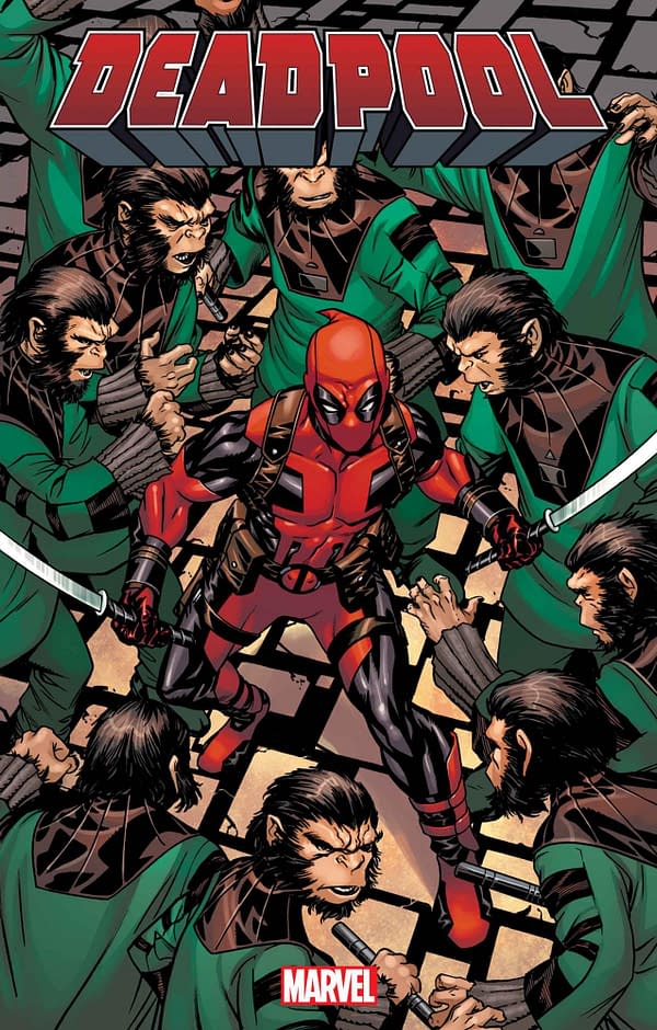 Cover image for DEADPOOL 4 MCKONE PLANET OF THE APES VARIANT