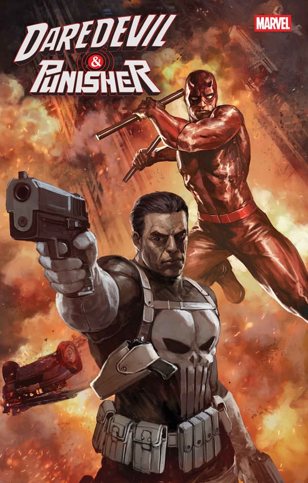 Cover image for DAREDEVIL/PUNISHER: THE DEVIL'S TRIGGER #5 SKAN COVER