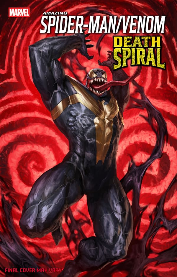 Cover image for AMAZING SPIDER-MAN/VENOM: DEATH SPIRAL #1 SKAN VENOM VARIANT [DS]