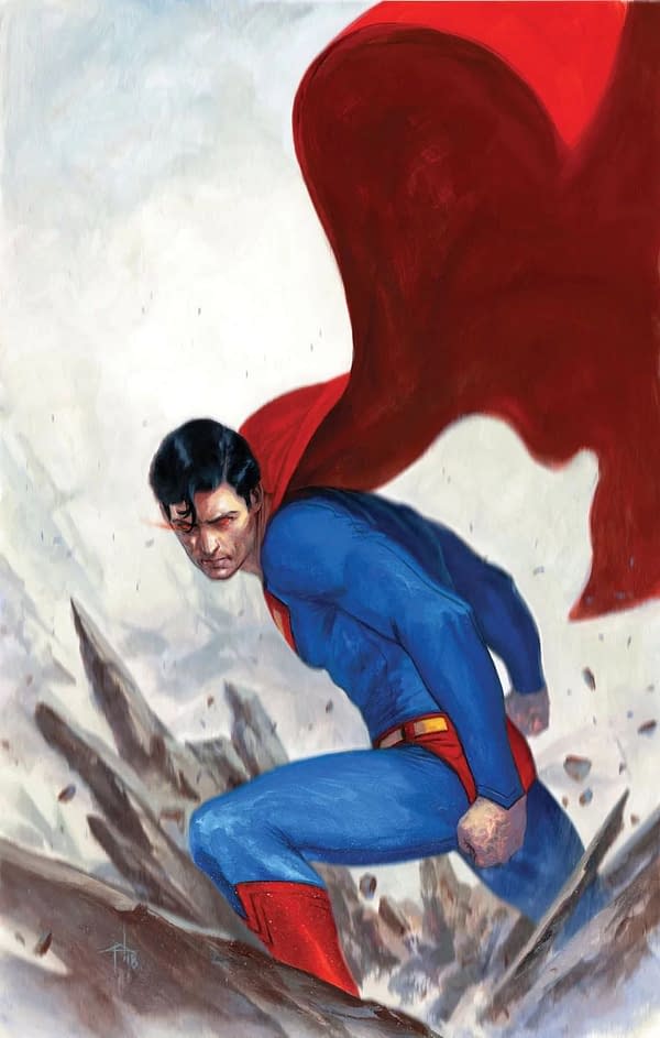 DC Switches Out Gabriele Del'Otto Superman Cover to One With Naomi On It