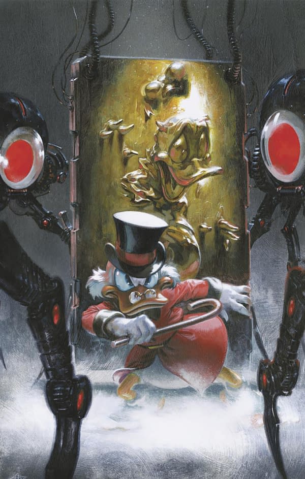 Cover image for UNCLE SCROOGE: EARTH'S MIGHTIEST DUCK #1 GABRIELE DELL'OTTO VIRGIN VARIANT
