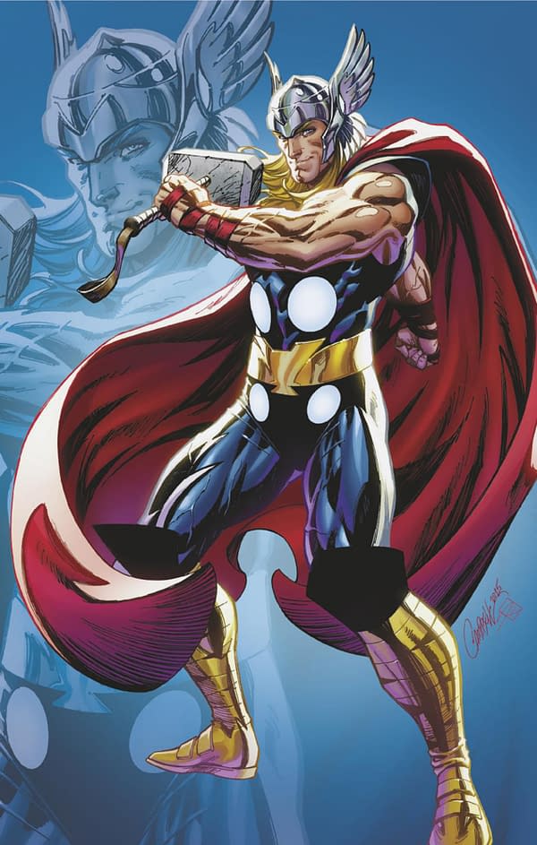 Cover image for THOR #1 J. SCOTT CAMPBELL JUST SPECTACULAR COLLECTION VIRGIN VARIANT