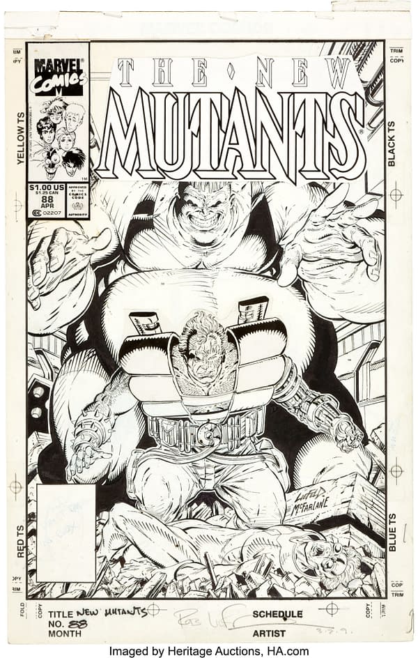 Rob Liefeld On Re-Inking Todd McFarlane Inks On New Mutants