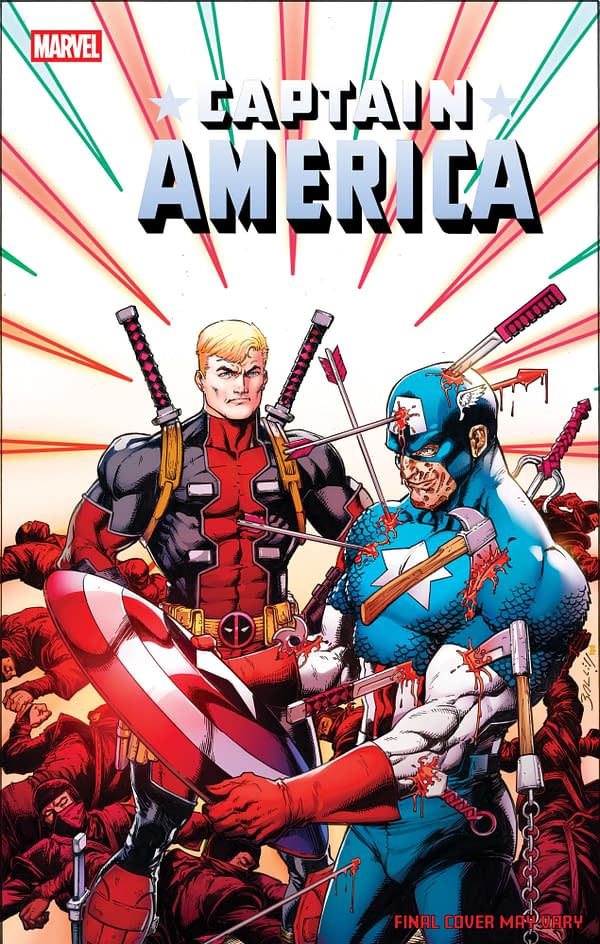 Cover image for CAPTAIN AMERICA #9 MARK BAGLEY APRIL POOL'S DAY VARIANT