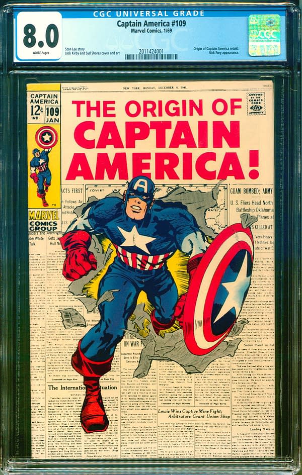 One Of The Coolest Captain America Comics Is Up For Auction