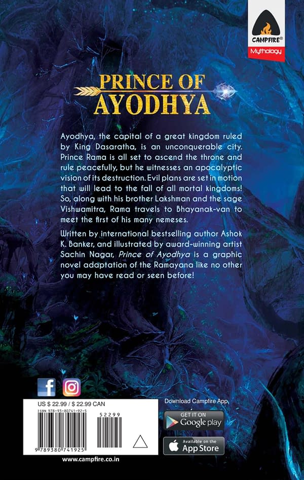 Ashok K Banker and Sachin Nagar Bring Ramayana to Comics With Prince of Ayodhya