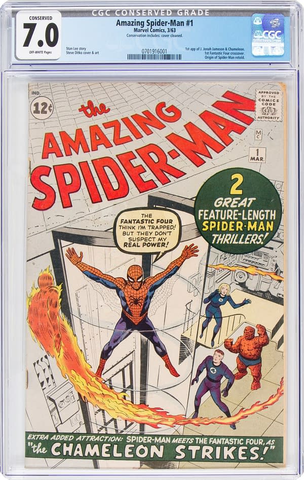 The Amazing Spider-Man #1 CGC Conservation 7.0