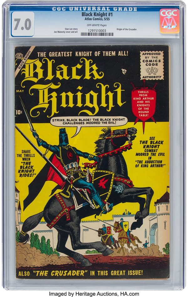 Snag A CGC Copy Of Black Knight #1 Before Eternals Hype At Heritage