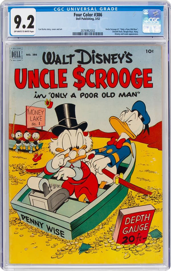 An Iconic Uncle Scrooge Comic Is On Auction Today At Heritage
