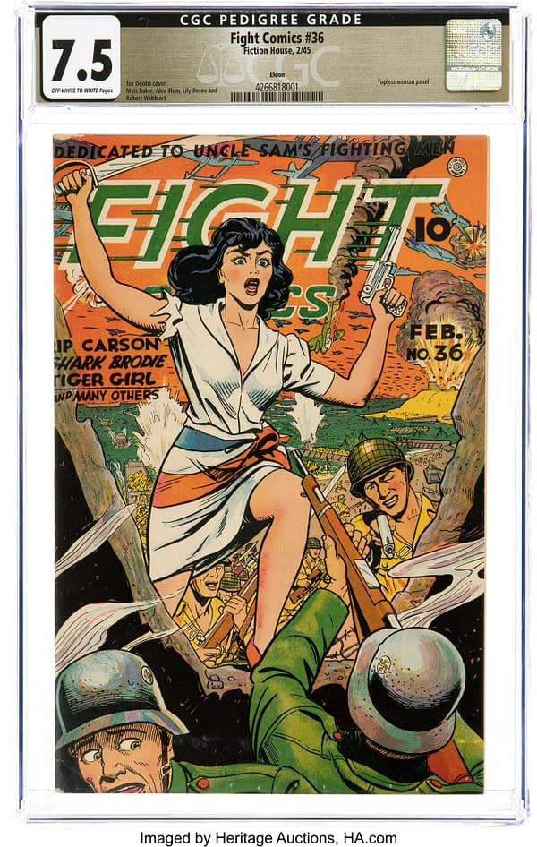 Fight Comics #36 Eldon Pedigree (Fiction House, 1945)